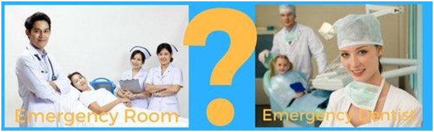 emergency room vs emergency dentist image