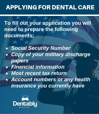 Applying for Dental Care veteran