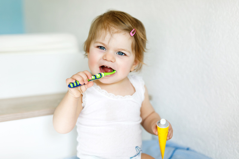 Brushing Baby Teeth