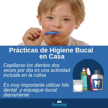 Higiene Bucal en Casa y sindrome de down