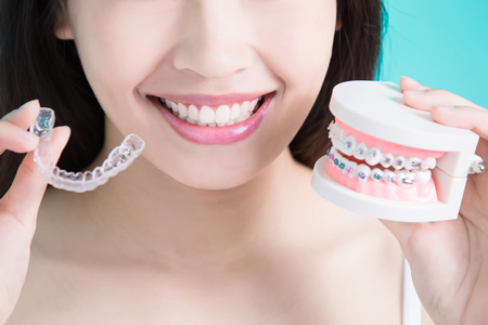 Invisalign and traditional braces