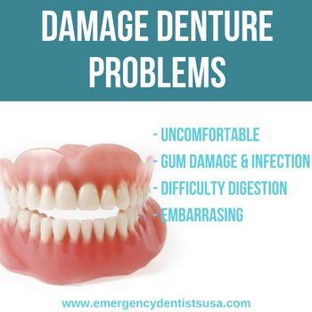 damage denture problems georgia