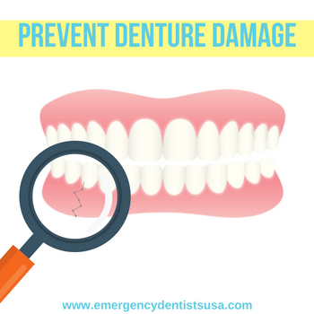 prevent denture damage