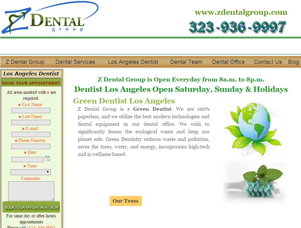 z dental group los angeles